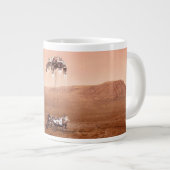 Grande Tasse La Persévérance Arrive En Toute Sécurité Sur Mars. (Devant droit)