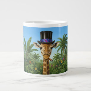 Grande Tasse La retraite tropicale de la girafe distinguée