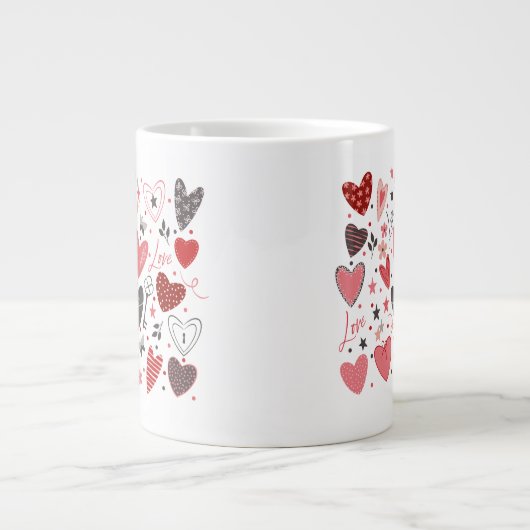 Grande Tasse La Saint-Valentin (Devant)