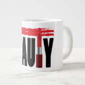 Grande Tasse La Typographie De Beauté (Devant droit)