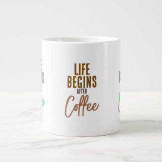 Grande Tasse La vie commence après