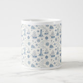 Grande Tasse La vie côtière Océans Bleus (Devant)