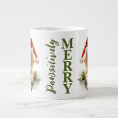 Grande Tasse Labrador Retriever Père Noël Chien Christmas Puppy (Devant)