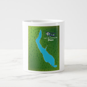 Grande Tasse Lac de Castillon carte de France