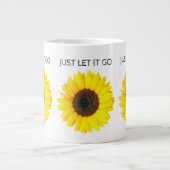 Grande Tasse Laisse-Le Aller Tournesol. (Devant)