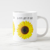Grande Tasse Laisse-Le Aller Tournesol. (Droite)