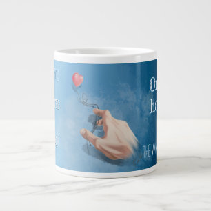 Grande Tasse Laisser aller contre tenir