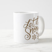 Grande Tasse Laisser neiger (Devant droit)