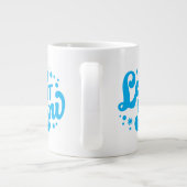 Grande Tasse Laisser neiger hiver design (Dos)