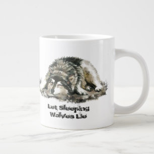 Grande Tasse Laissez Les Loups Dormir Dire Une Citation Inspira
