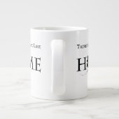 Grande Tasse L'Alaska n'a pas de place comme chez soi (Dos)