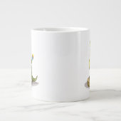 Grande Tasse Lambeosaurus Se Possédant Sur Une Échelle De Poids (Devant)