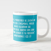 Grande Tasse Lamentaciones 3:22-23 (Droite)