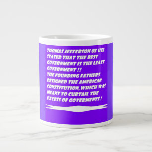 Grande Tasse L'Amérique et la vérité transforment une chose de