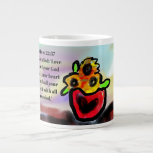 Grande Tasse l'amour de jésus autour de