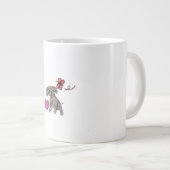 Grande Tasse L'amour des chiots (Devant droit)