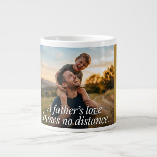 Grande Tasse "L'amour d'un père ne connaît pas de distance"