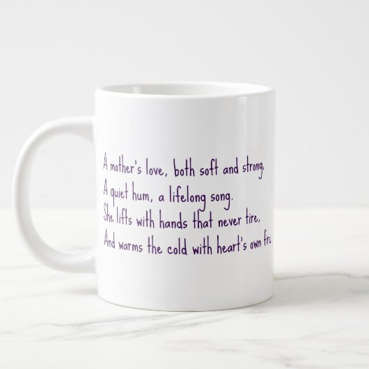 Grande Tasse L'amour d'une mère (Gauche)