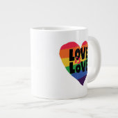Grande Tasse L'amour est l'amour (Devant droit)