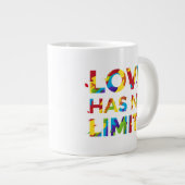Grande Tasse L'amour n'a pas de limites (Devant droit)