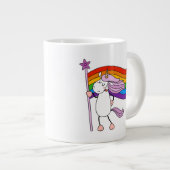 Grande Tasse L'amour n'a pas de limites Unicorne (Devant droit)