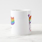 Grande Tasse L'amour n'a pas de limites Unicorne (Devant)