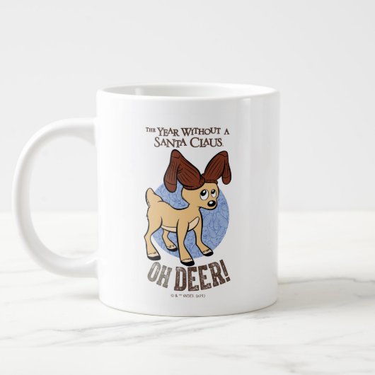 Grande Tasse L'ANNÉE SANS SANTA CLAUS™ | Vixen "Oh Deer" (Gauche)