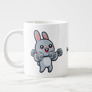 Grande Tasse Lapin de Fitness Mignon Entraînement Enfants