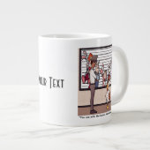 Grande Tasse Lapins Dans Une Bouge Spéciale De Lignée (Devant droit)