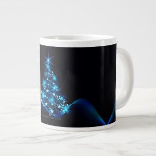 Grande Tasse l'arbre de Noël stylisé et lumineux de SlipperyJoe