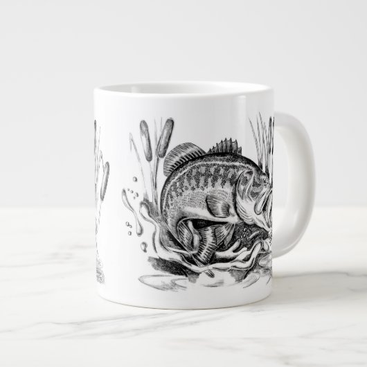 Grande Tasse Largemouth Bass (Devant droit)
