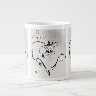 Grande Tasse L'art noir et blanc Jane Avril par Toulouse Lautre