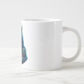 Grande Tasse L'astronaute de chats Blue Space tient le module l (Droite)