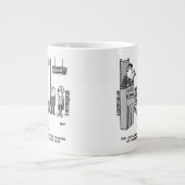 Grande Tasse Late Library Book. Pénalité sévère pour les retour (Devant)
