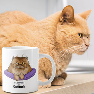 Grande Tasse L'attitude a une Catitude