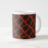Grande Tasse Lava Flow Seamless Pattern (Devant droit)