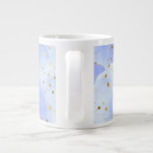 Grande Tasse Lavendar Golden Star Motif (Dos)