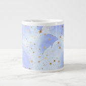 Grande Tasse Lavendar Golden Star Motif (Devant)