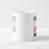 Grande Tasse Le Bonheur, c'est que tes ongles soient faits (Devant)