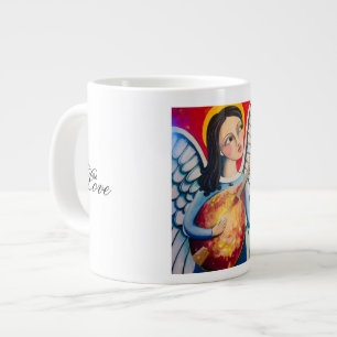 Grande Tasse Le café de Noël Angel