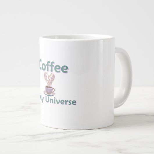 Grande Tasse Le café est mon univers (Devant droit)