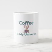 Grande Tasse Le café est mon univers (Devant)