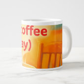 Grande Tasse Le café est une vie (Devant droit)