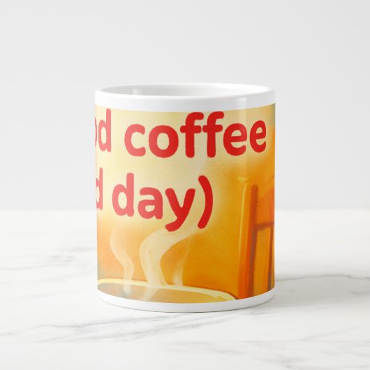 Grande Tasse Le café est une vie (Devant)