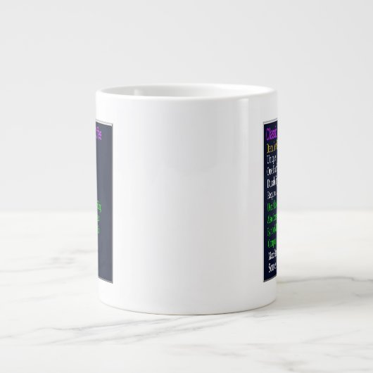 Grande Tasse Le café géant de Classic Raider (Devant)