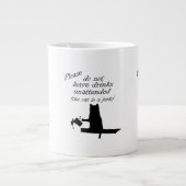 Grande Tasse Le chat est un Jerk (Devant)