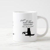 Grande Tasse Le chat est un Jerk (Droite)