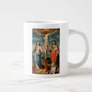 Grande Tasse Le Christ sur la croix avec des saints