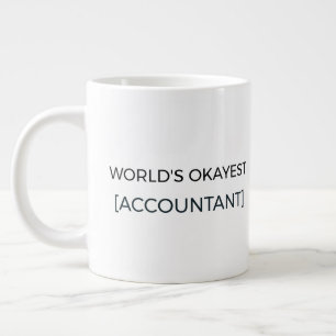Grande Tasse Le comptable le plus moyen du monde Nom personnali
