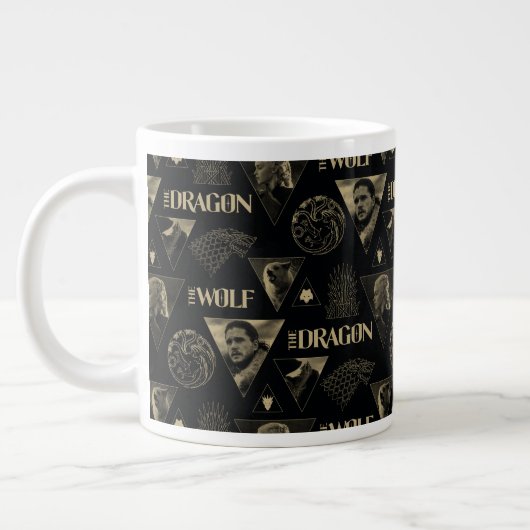 Grande Tasse Le Dragon et le Wolf Daenerys & Jon Motif (Gauche)